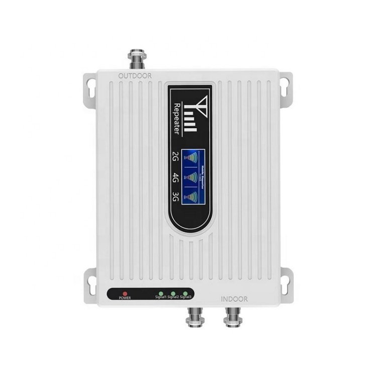 High quality complete set kit signal booster 900/1800/2100mhz triple band 3 band 2g 3g 4g mobile signal booster